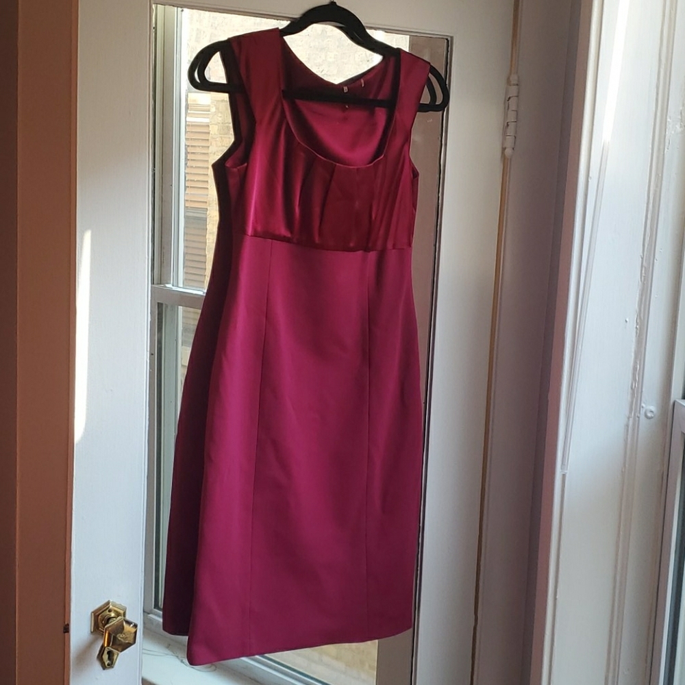Ellie Tahari Pink Midi dress